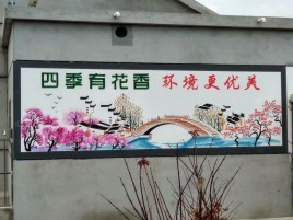 宿松墙绘的特点和形势