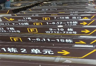 宿松广告标识中，常见的几种安装方式。