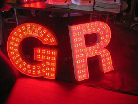 宿松LED发光字常见的安装误区。